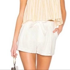 Joie white linen shorts!